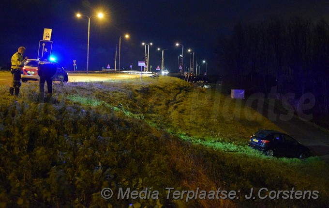 mediaterplaatse ongeval eenzijdig auto leiderdorp 22122018 Image00005