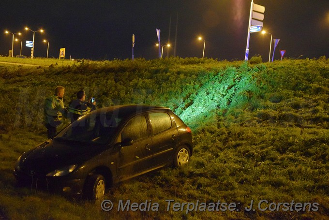 mediaterplaatse ongeval eenzijdig auto leiderdorp 22122018 Image00006