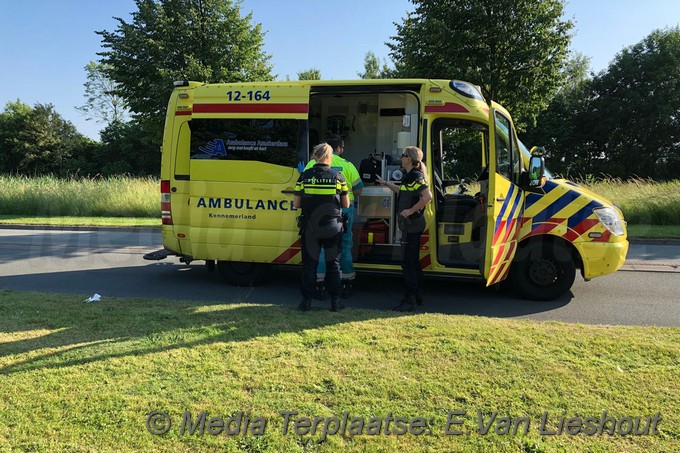 Mediaterplaatse ongeval scooter leenderbos hoofddorp 03062018 Image00001
