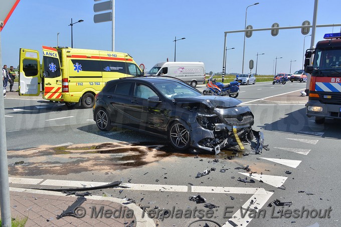 Mediaterplaatse ongeval rozenburg auto auto n201 hoofddorp zwaar 06062018 Image00007