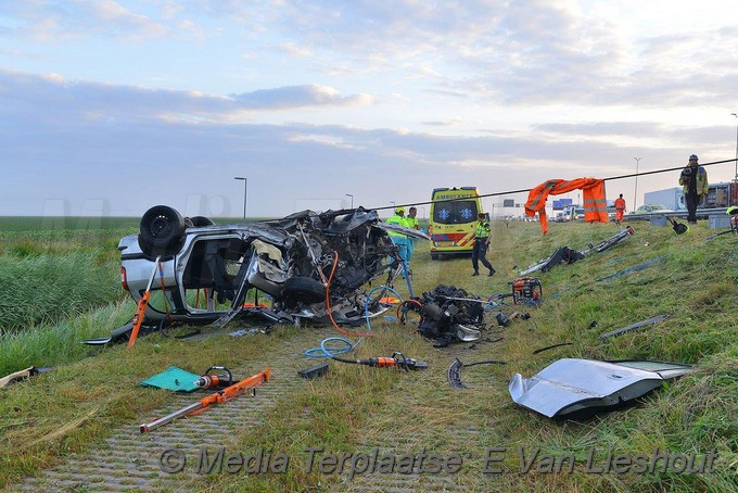 Mediaterplaatse zwaar ongeval a5 lijnden 15062018 Image00123