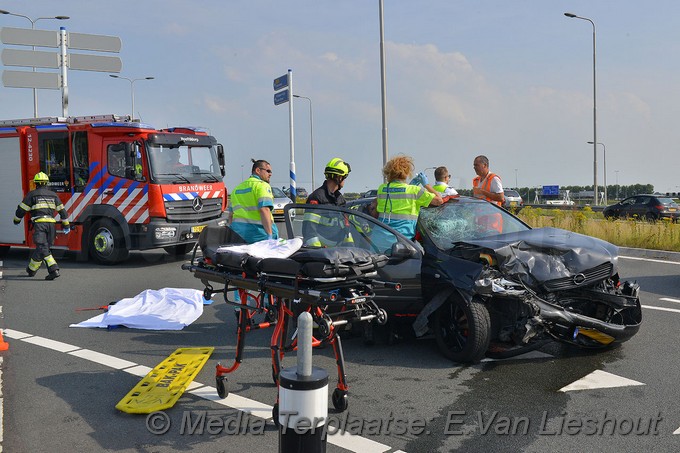 Mediaterplaatse ongeval met twee gewonden hoofddorp 15062018 Image00003