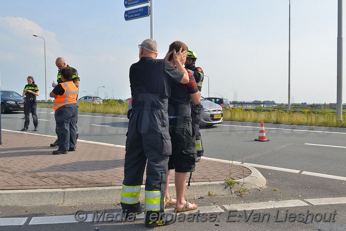 Mediaterplaatse ongeval met twee gewonden hoofddorp 15062018 Image00005