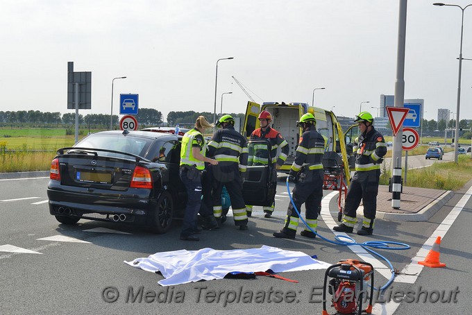 Mediaterplaatse ongeval met twee gewonden hoofddorp 15062018 Image00007