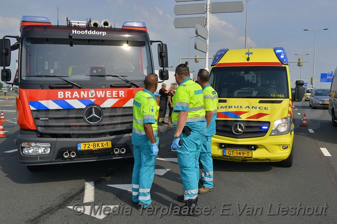 Mediaterplaatse ongeval met twee gewonden hoofddorp 15062018 Image00008