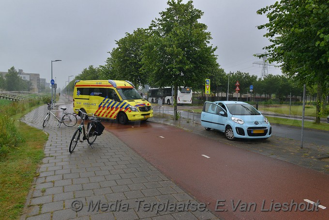 Mediaterplaatse ongeval fietser gewonden hoofddorp 18062018 Image00004