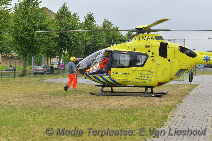 Mediaterplaatse zwaar ongeval scooter scooter hoofddorp 25062018 Image00010