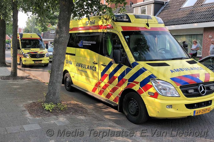 Mediaterplaatse ongeval man van valt van ladder hoofddorp 25052018 Image00001