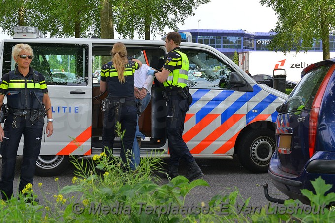 Mediaterplaatse ongeval auto klapt op biggerug hoofddorp 27052018 Image00009