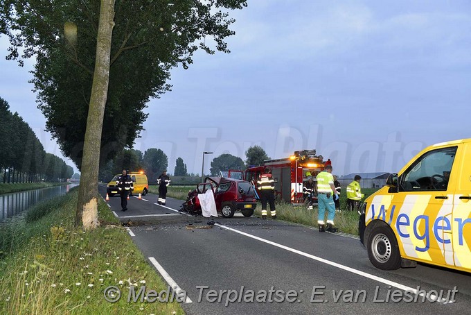 mediaterplaatse ongeval auto boom overleden 06082016 Image00006