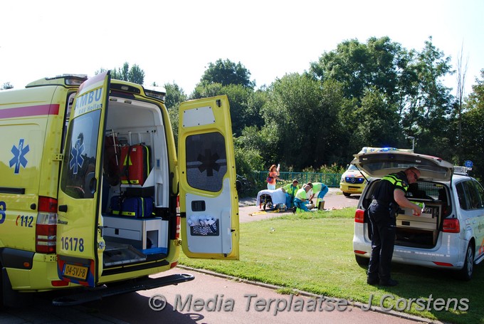 Mediaterplaatse ongeval scooter fietser gooimeerlaan ldn 30082016 Image00005