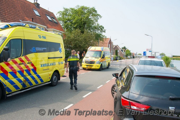 Mediaterplaatse ongeval voetganger fietsers wielrenners lijnden 24072018 Image00001