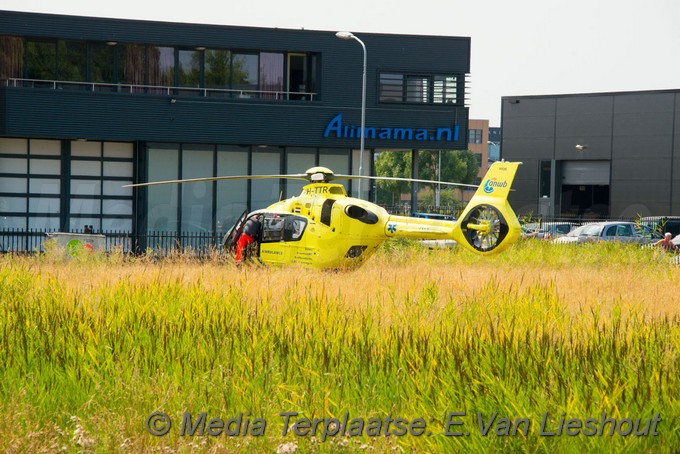 Mediaterplaatse ongeval voetganger fietsers wielrenners lijnden 24072018 Image00005