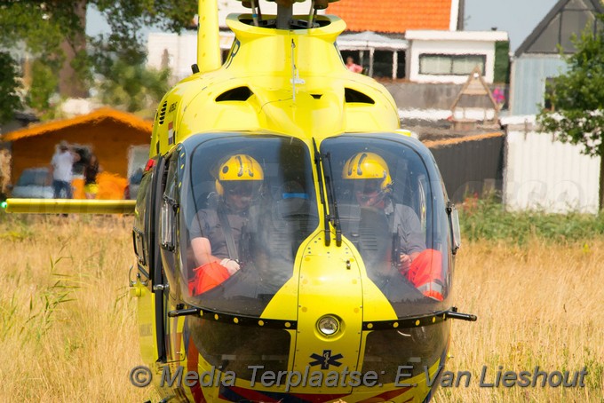 Mediaterplaatse ongeval voetganger fietsers wielrenners lijnden 24072018 Image00008