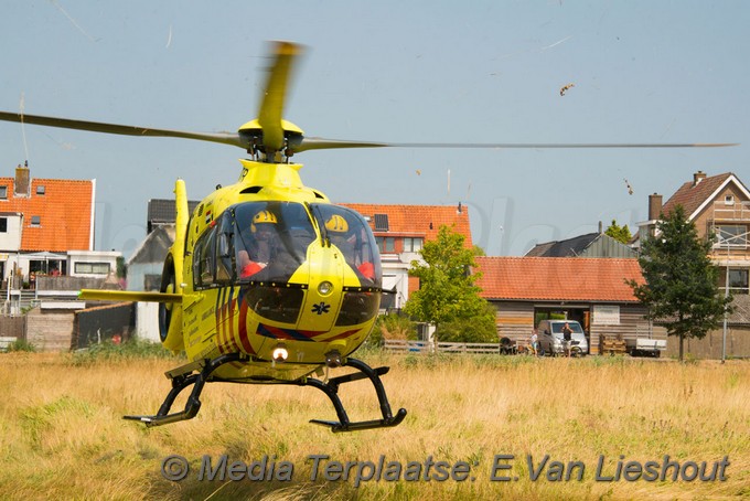 Mediaterplaatse ongeval voetganger fietsers wielrenners lijnden 24072018 Image00010