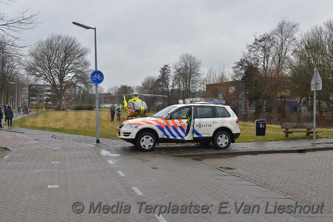 Mediaterplaatse ongeval zwaar fietser kruisweg hoofddorp 08032018 Image00012