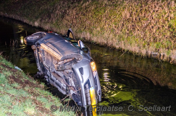 Mediaterplaatse ongeval auto te water ijweg hoofddorp 15032018 Image00006