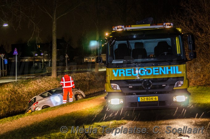 Mediaterplaatse ongeval auto te water ijweg hoofddorp 15032018 Image00007