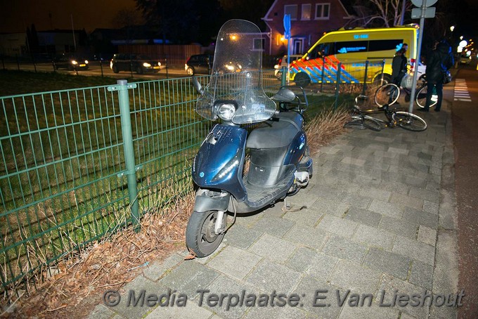 Mediaterplaatse ongeval scooter fietser hdp 23032018 Image00007