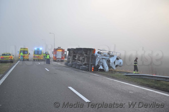 Mediaterplaatse ongeval betonmixer a4 rijzenhout 26032018 Image00001