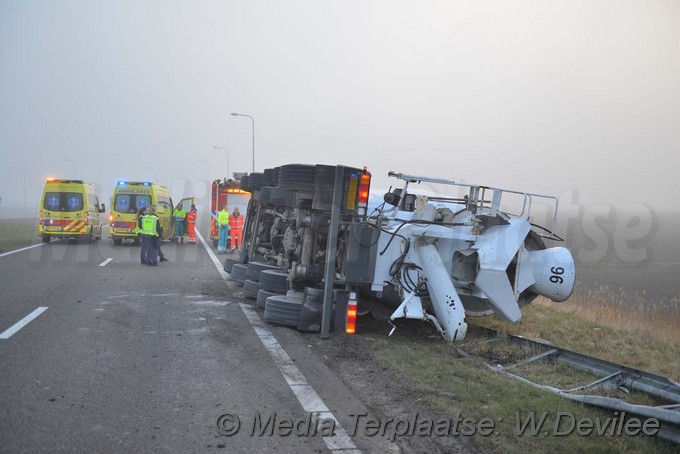 Mediaterplaatse ongeval betonmixer a4 rijzenhout 26032018 Image00002