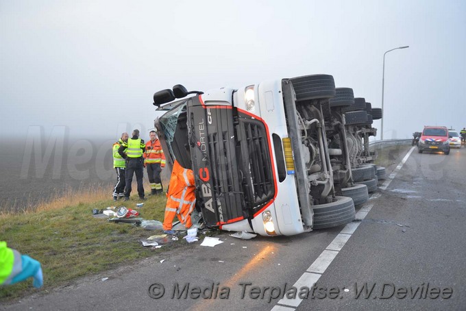 Mediaterplaatse ongeval betonmixer a4 rijzenhout 26032018 Image00006