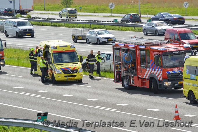Mediaterplaatse ongeval a4 links 13 4 Hoofddorp 04052019 Image00012