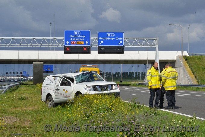 Mediaterplaatse ongeval a4 links 13 4 Hoofddorp 04052019 Image00020