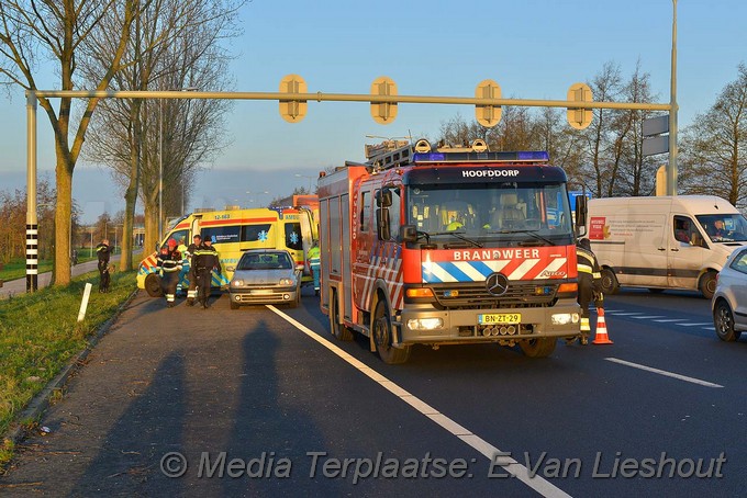 MediaTerplaatse N201 ongeval laagstaande zon hoofddorp 08012018 Image00001