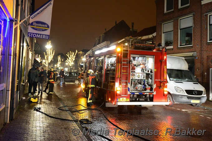 MediaTerplaatse brandje herenstraat keuken winkel restaurant ldn 09012018 Image00003