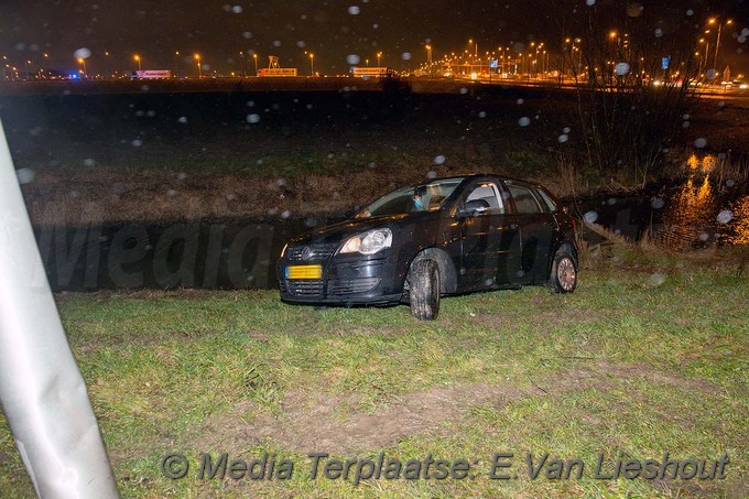 MediaTerplaatse ongeval auto uit bocht hoofddorperdreef hoofddorp 15012018 Image00004