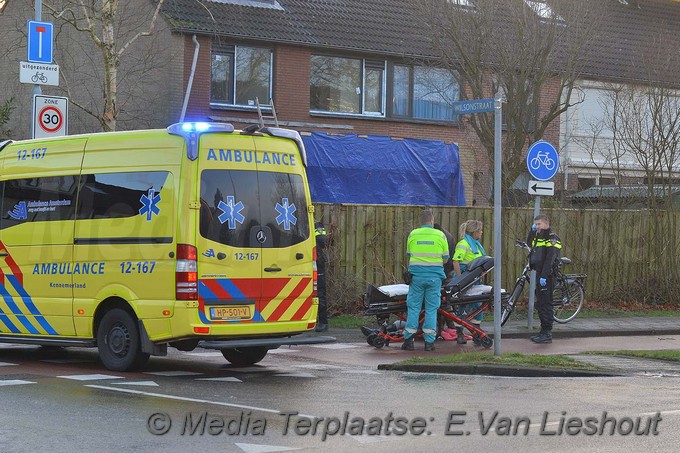 MediaTerplaatse paxlaan hoofddorp gladheid fietser plat 21012018 Image00001