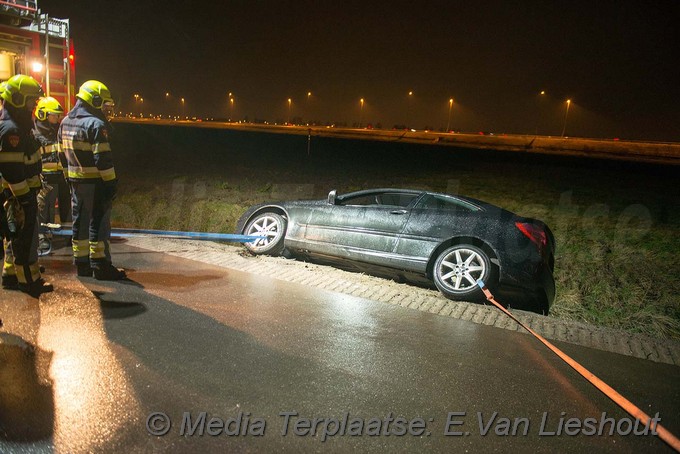 MediaTerplaatse auto in greppel lijnden 27012018 Image00004