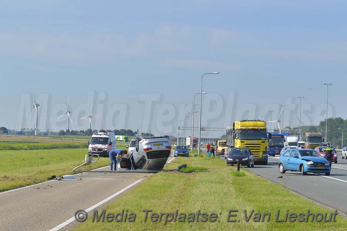 MediaTerplaatse ongeval brandweer auto kop sloot a4 nvp 22082017 Image00001