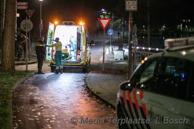 Mediaterplaatse sooterrijder onderuit door gladheid haarlem 30112019 Image00001