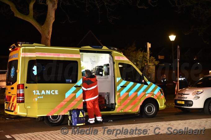 Mediaterplaatse snorrijder onderuit door gladheid haarlem 01122019 Image00100