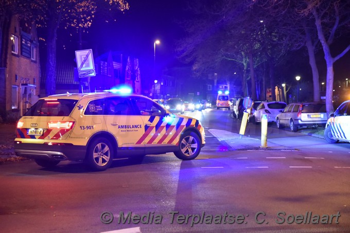 Mediaterplaatse snorrijder onderuit door gladheid haarlem 01122019 Image00102