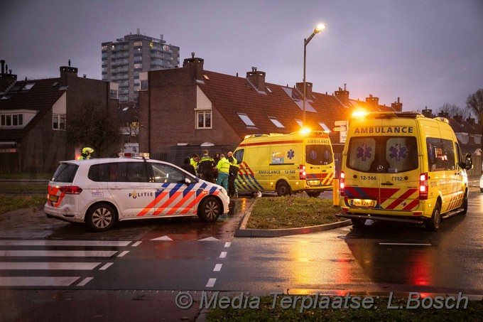 Mediaterplaatse ongeval scooterrijder fietser haarlem 02122019 Image00001