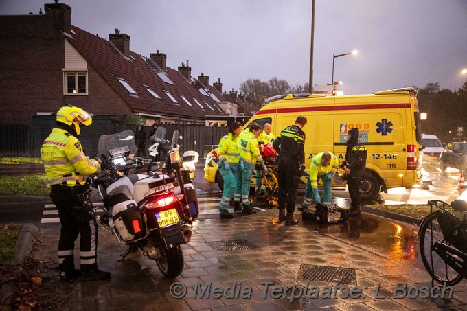 Mediaterplaatse ongeval scooterrijder fietser haarlem 02122019 Image00003