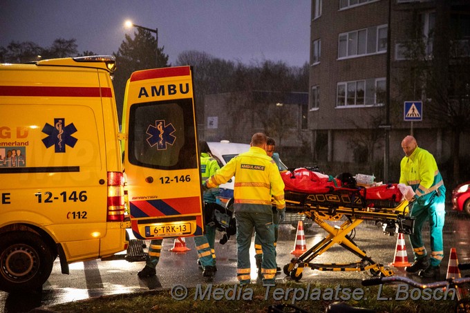 Mediaterplaatse ongeval scooterrijder fietser haarlem 02122019 Image00004