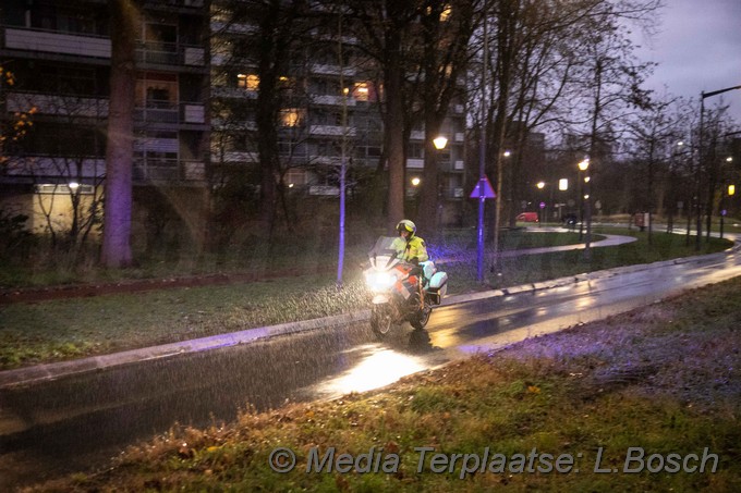 Mediaterplaatse ongeval scooterrijder fietser haarlem 02122019 Image00007