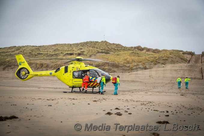 Mediaterplaatse fietser krijgt hart aanval bloemendaal 13122019 Image00007