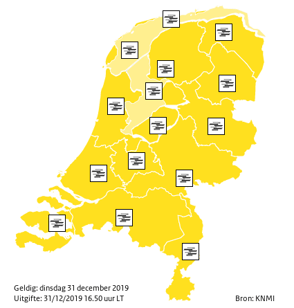 waarschuwing land 0 new