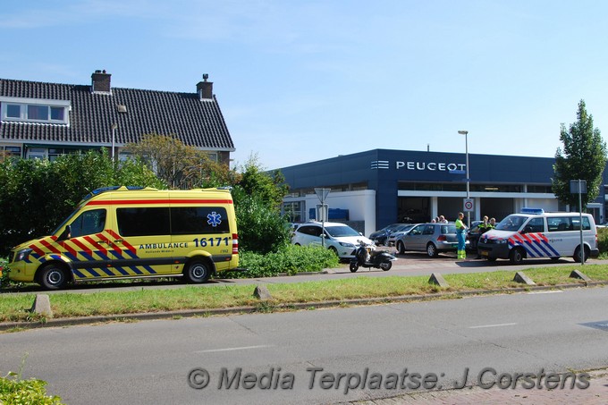 Mediaterplaatse ongeval auto motor 07092016 Image00001