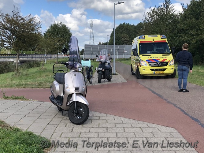 Mediaterplaatse ongeval scooter fietser hoofddorp 03092019 Image00004
