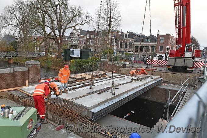 Mediaterplaatse eerste brugdelen jan van houtbrug leiden WPF 11122016 Image00112