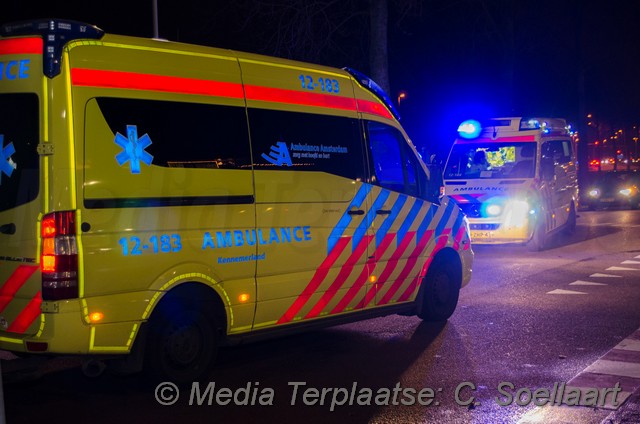 Mediaterplaatse ongeval brommer en auto hdp 23122016 Image00001