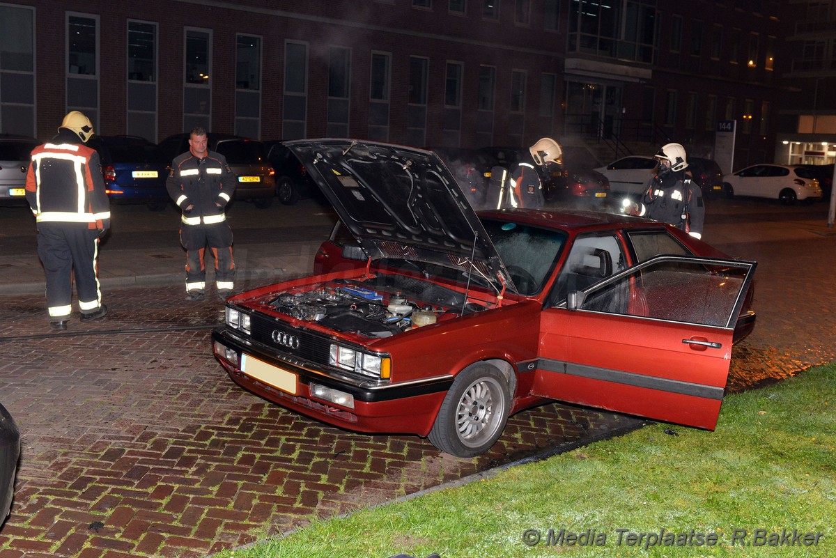 Mediaterplaatse auto brand lammenschansweg leiden 08042019 Image00003
