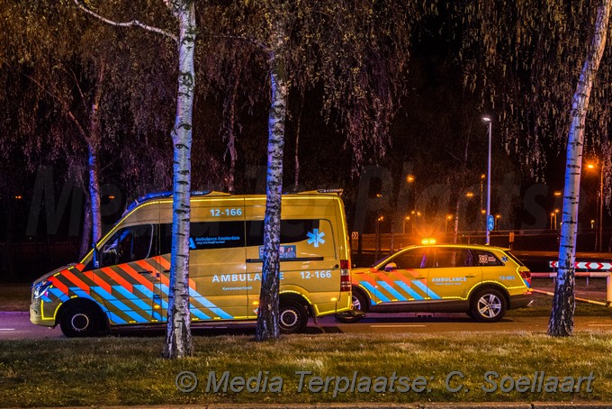 Mediaterplaatse ongeval auto westelijke randweg schiphol 14042019 Image00001