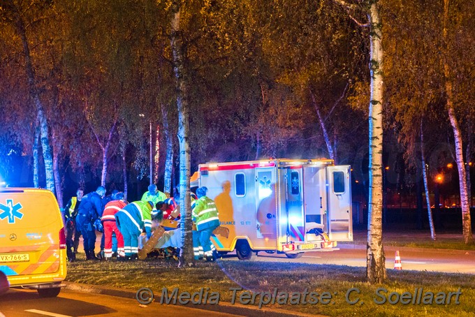 Mediaterplaatse ongeval auto westelijke randweg schiphol 14042019 Image00002